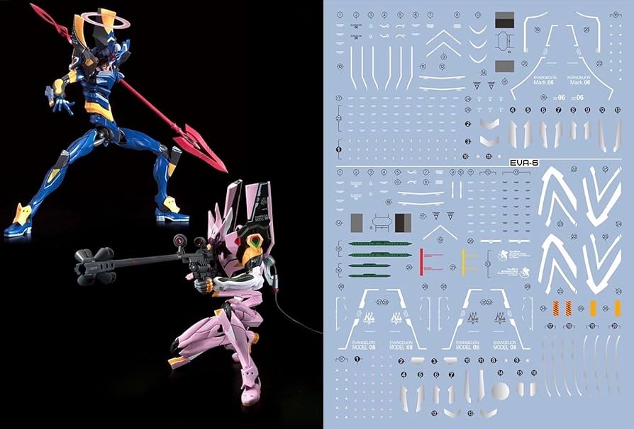 RG エヴァンゲリオン Mark.06、エヴァンゲリオン初号機、武器セット計3点 RG エヴァンゲリオン Mark.06、エヴァンゲリオン初号機、武器